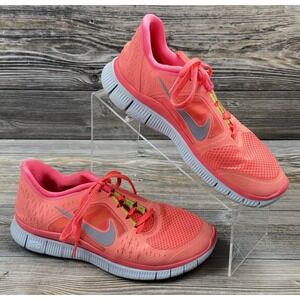 Nike Free Run 5.0 Running Sneakers Orange Women's 8 #510643-600